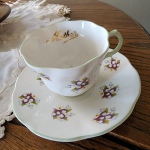 Tea cup with saucer Royal Dover. Fine Bone China